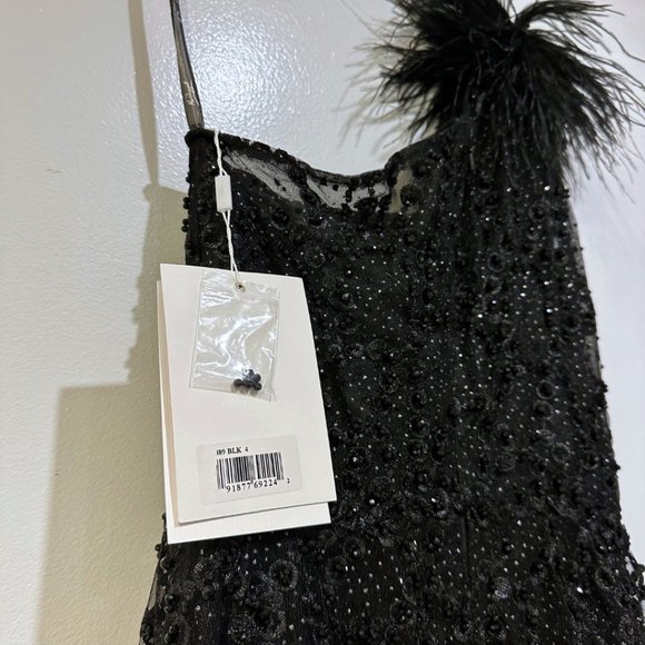 MAc Duggal | EMBELLISHED ONE SHOULDER A LINE GOWN 20389 - Picture 6 of 8